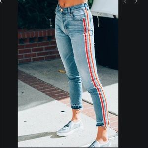 Revice Denim ruby tuesday side stripe jeans